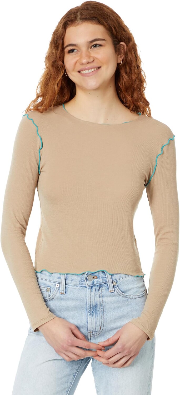 Футболка Madewell Contrast-Stitched Crewneck Crop Tee, цвет Dark Oat
Футболка Madewell Contrast-Stitched Crewneck Crop Tee, цвет Dark Oat