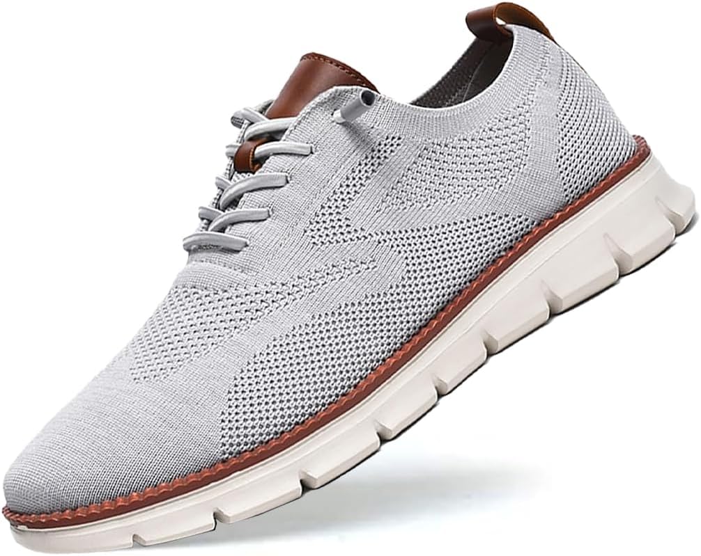 Мужские городские кроссовки Jeeeun с ультракомфортной сеткой - обувь для делового и повседневного стиля, светло-серый
Мужские городские кроссовки Jeeeun с ультракомфортной сеткой - обувь для делового и повседневного стиля, светло-серый