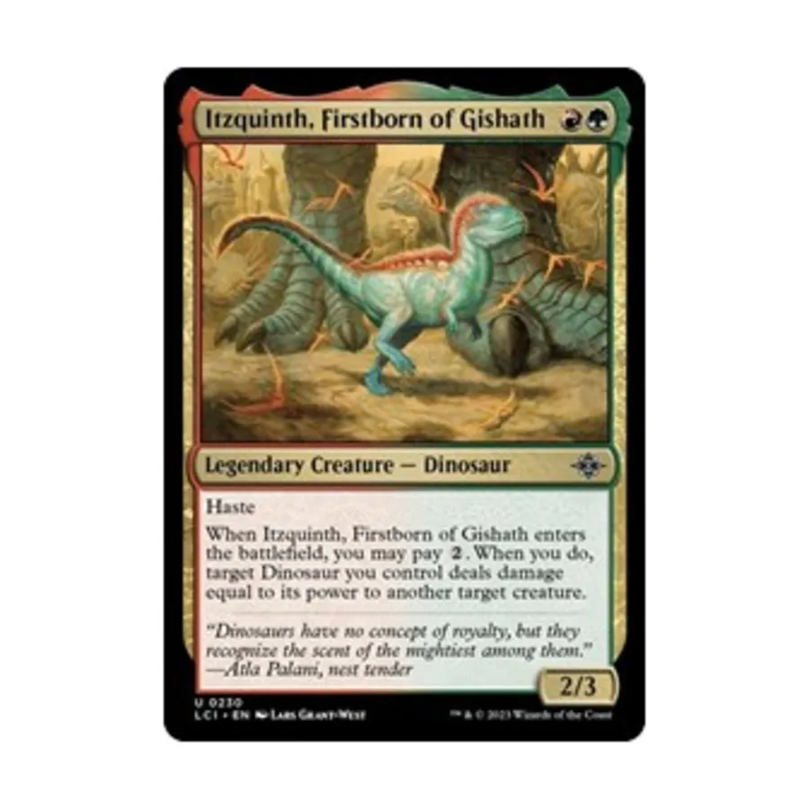 CCG Ицквинт, первенец Гишата (U), MTG - The Lost Caverns of Ixalan
CCG Ицквинт, первенец Гишата (U), MTG - The Lost Caverns of Ixalan