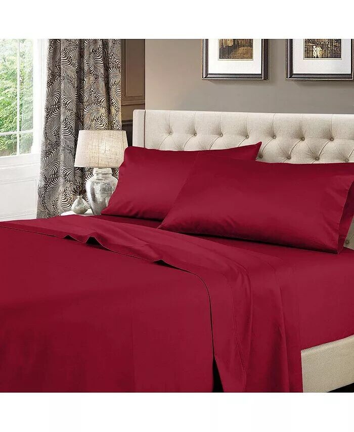 Комплект простыней из цельного хлопка плотностью 600 нитей, Twin XL Egyptian Linens, красный
Комплект простыней из цельного хлопка плотностью 600 нитей, Twin XL Egyptian Linens, красный