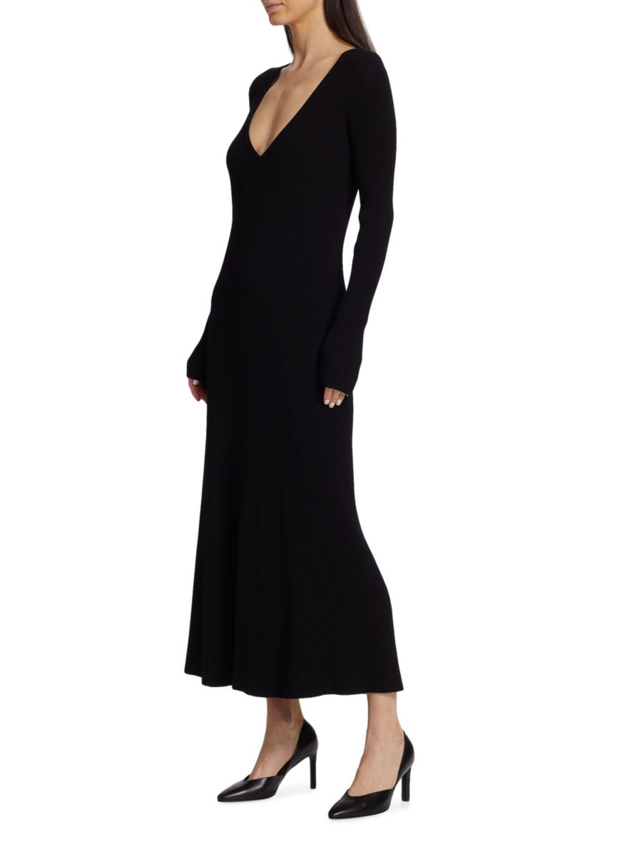 Платье в рубчик с длинными рукавами Co, черный
Платье в рубчик с длинными рукавами Co, черный