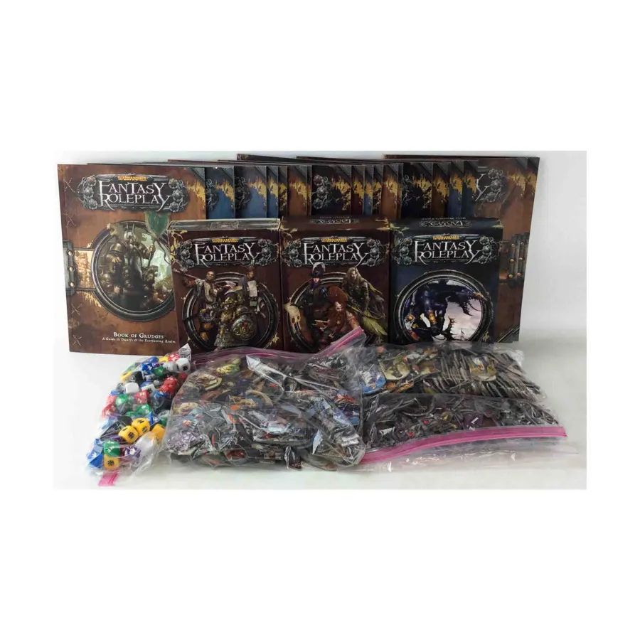 Сборник ролевых игр Warhammer Fantasy № 11 — Базовый набор +19 расширений!, Warhammer Fantasy Roleplay Collections (3rd Edition) 
Сборник ролевых игр Warhammer Fantasy № 11 — Базовый набор +19 расширений!, Warhammer Fantasy Roleplay Collections (3rd Edition)