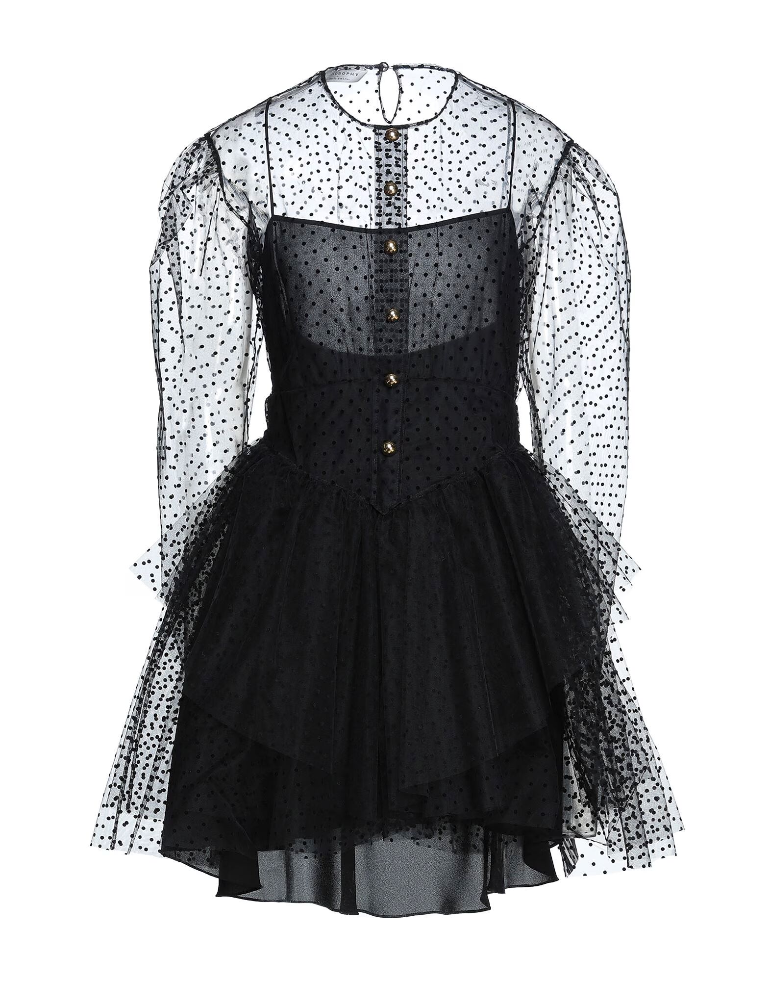 Мини-платье Philosophy Di Lorenzo Serafini, черный
Мини-платье Philosophy Di Lorenzo Serafini, черный