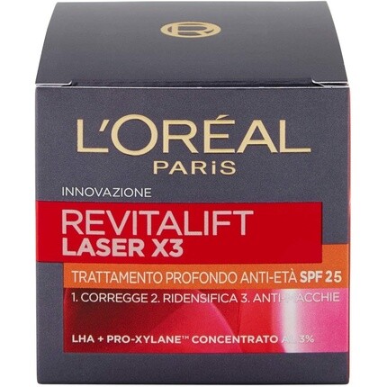 L'Oreal Revitalift Laser X3 Глубокий антивозрастной крем для лица Spf 25 50 мл, L'Oreal
L'Oreal Revitalift Laser X3 Глубокий антивозрастной крем для лица Spf 25 50 мл, L'Oreal
