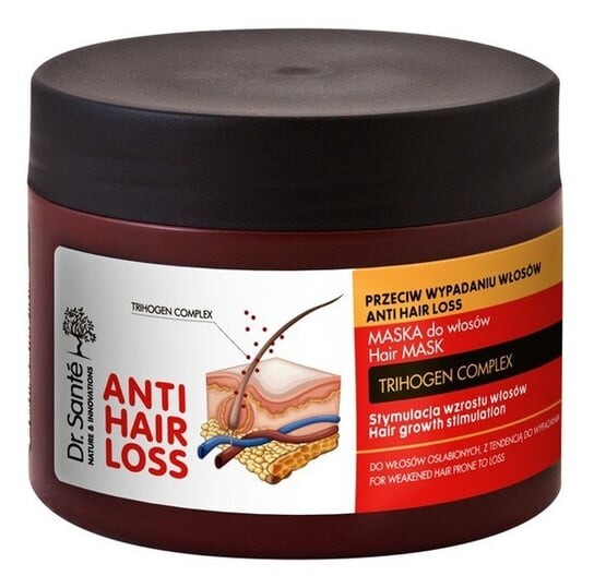 Доктор Sante, Anti Hair Loss, маска, стимулирующая рост волос, 300 мл, Dr. Sante
Доктор Sante, Anti Hair Loss, маска, стимулирующая рост волос, 300 мл, Dr. Sante