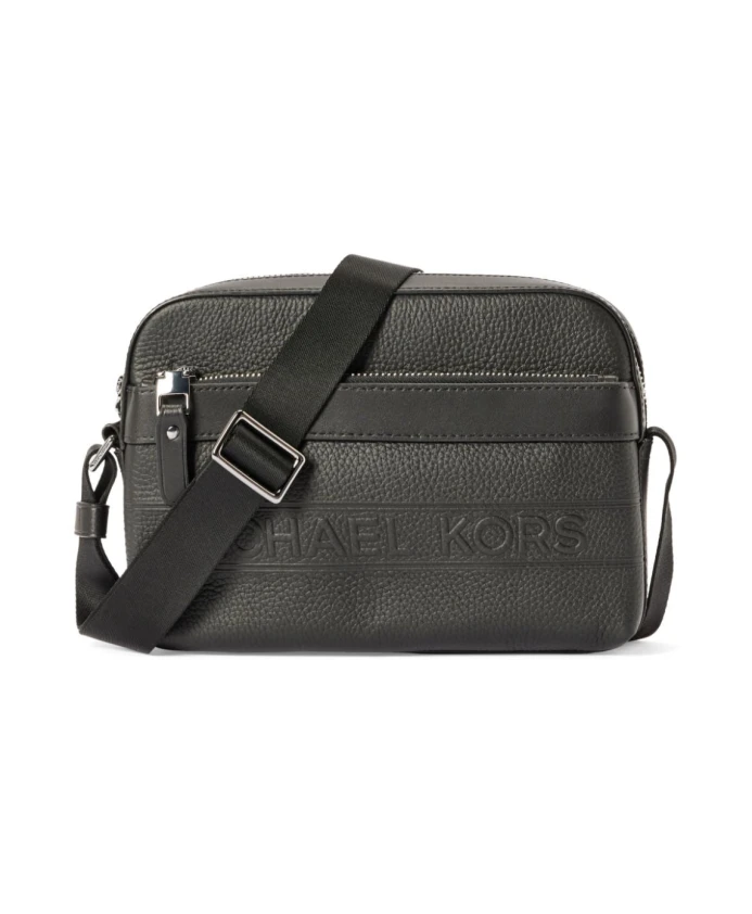 Черная кожаная сумка-мессенджер через плечо Michael Kors, черный
Черная кожаная сумка-мессенджер через плечо Michael Kors, черный