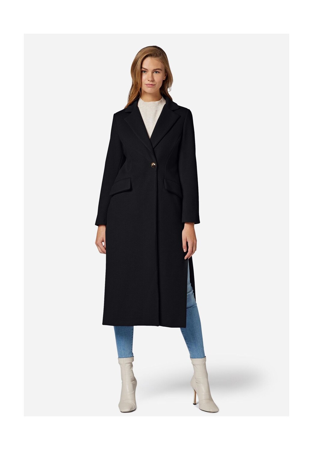 Женское пальто Grazia, женское пальто длиной до икры с разрезом сбоку RICANO, черный
Женское пальто Grazia, женское пальто длиной до икры с разрезом сбоку RICANO, черный