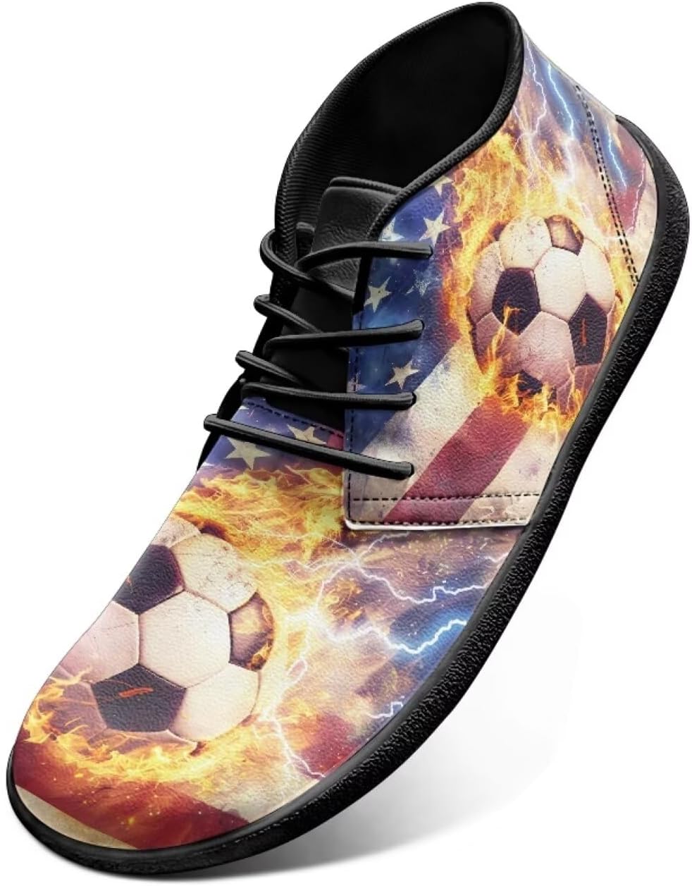 Кроссовки Jeiento Sport для мужчин, спортивная обувь для бега и футбола, фитнес-тренеры, American Flame Soccer Storm
Кроссовки Jeiento Sport для мужчин, спортивная обувь для бега и футбола, фитнес-тренеры, American Flame Soccer Storm