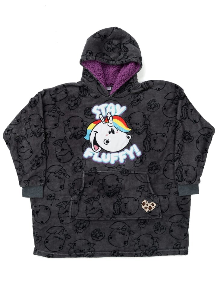 Толстовка United Labels Pummeleinhorn Oversize Cozy Hoodie Übergroßer Kuschelpullover, черный 
Толстовка United Labels Pummeleinhorn Oversize Cozy Hoodie Übergroßer Kuschelpullover, черный