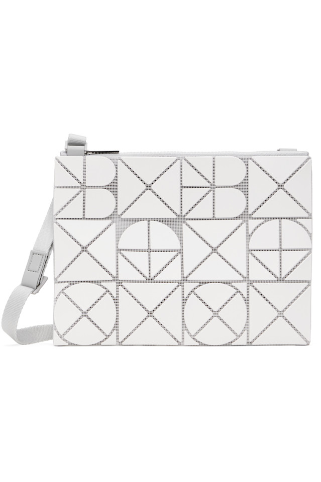 Сумка кросс-боди Font Bao Bao Issey Miyake, белый 
Сумка кросс-боди Font Bao Bao Issey Miyake, белый