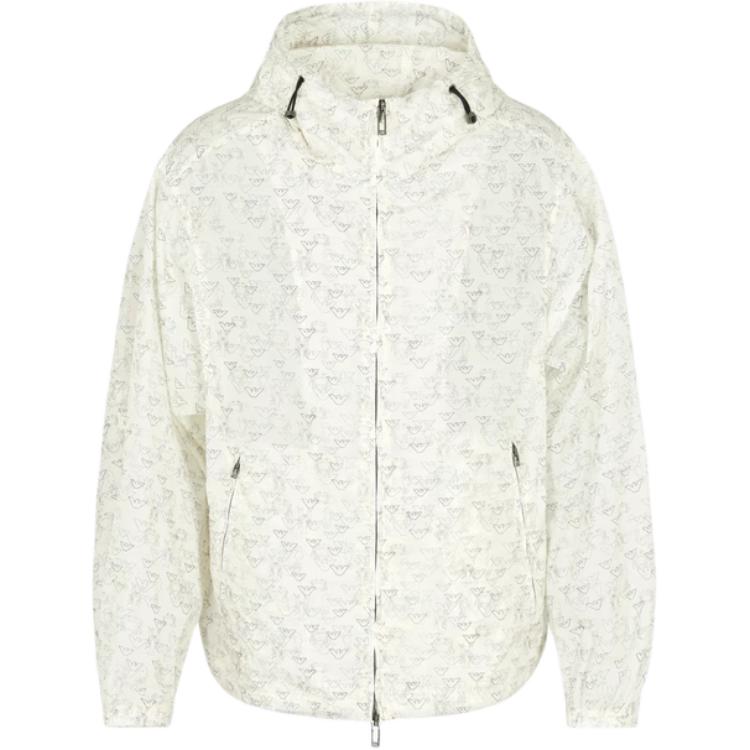 EMPORIO ARMANI Куртка с логотипом, White 
EMPORIO ARMANI Куртка с логотипом, White