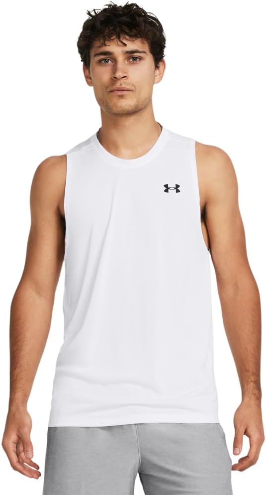 Under Armour мужская футболка-майка Tech, (100) White/Black
Under Armour мужская футболка-майка Tech, (100) White/Black