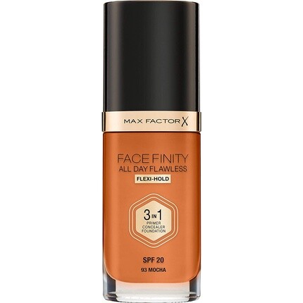 Max Factor Facefinity 3-в-1 безупречная жидкая тональная основа на весь день Spf 20 93 мокко 30 мл
Max Factor Facefinity 3-в-1 безупречная жидкая тональная основа на весь день Spf 20 93 мокко 30 мл