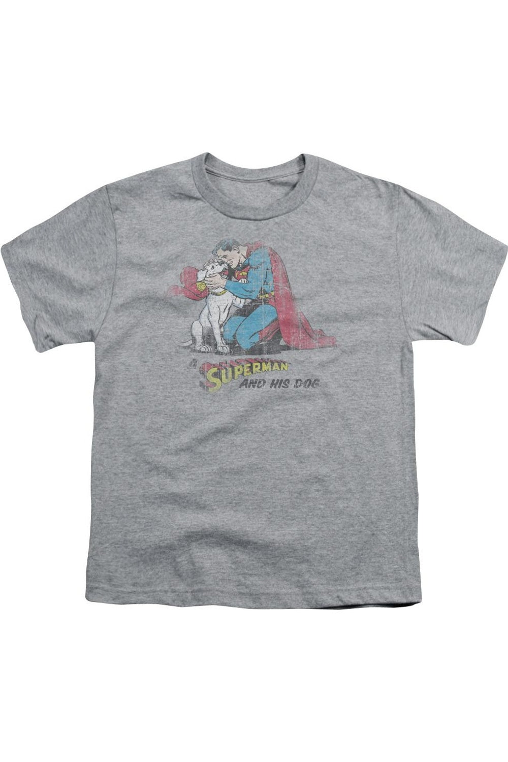 Футболка с Суперменом и его собакой для детей Gildan, Athletic Heather
Футболка с Суперменом и его собакой для детей Gildan, Athletic Heather