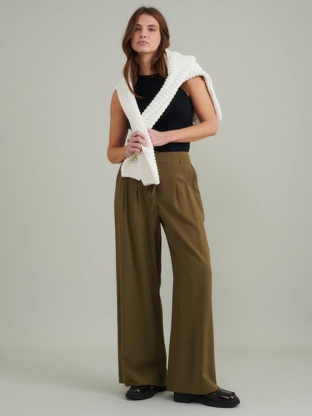 Брюки с завязками на талии Nobody's Child, хаки 
Брюки с завязками на талии Nobody's Child, хаки