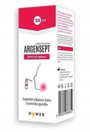 Аргенсепт, Спрей для горла, коллоидное серебро, 20 мл Puwer Polska
Аргенсепт, Спрей для горла, коллоидное серебро, 20 мл Puwer Polska