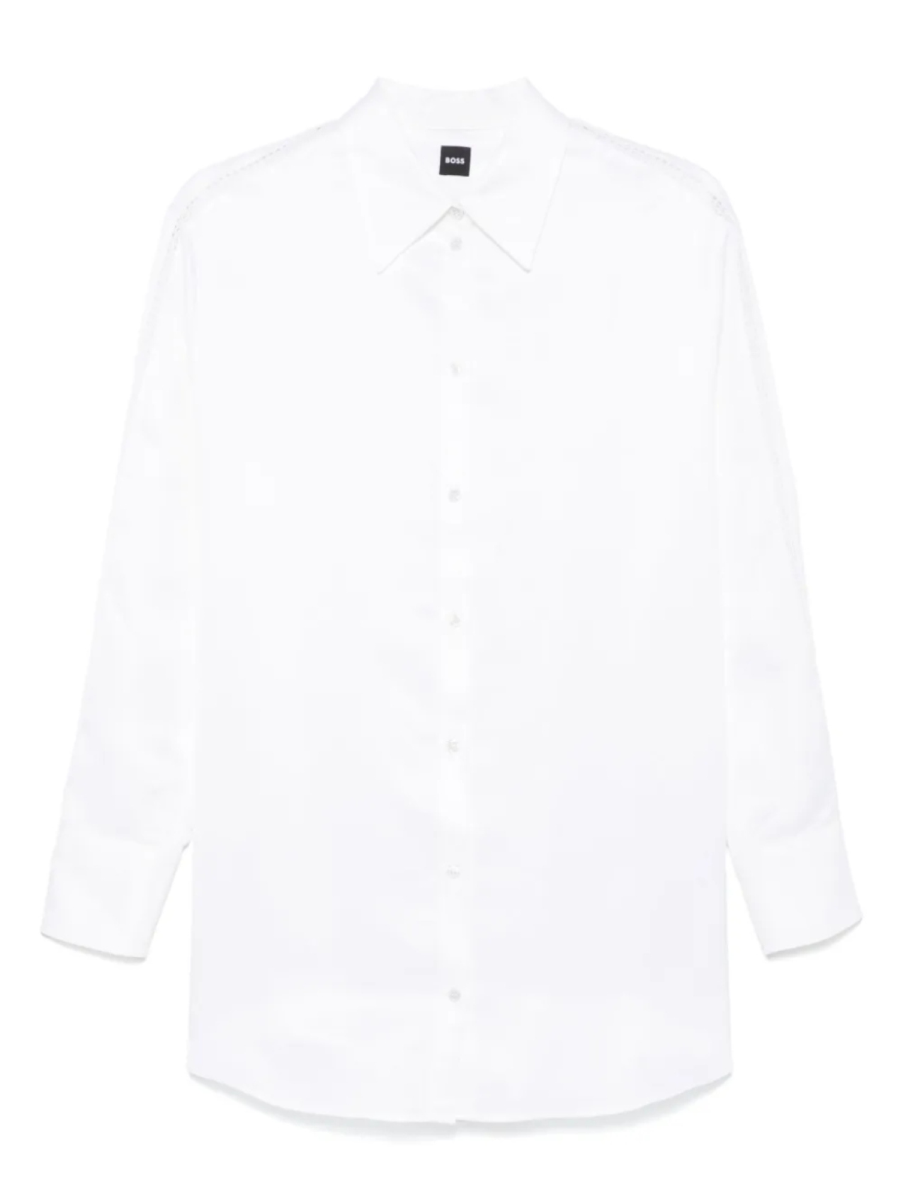 BOSS рубашка с кружевом, белый
BOSS рубашка с кружевом, белый