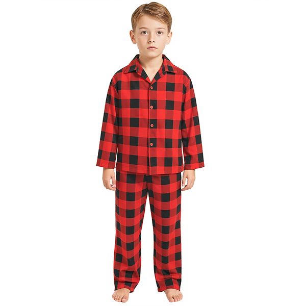Детский комплект пижамы с длинным рукавом и пуговицами в клетку Inspire Chic
Детский комплект пижамы с длинным рукавом и пуговицами в клетку Inspire Chic