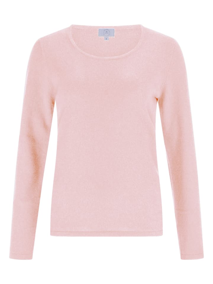 Свитер с круглым вырезом пудрово-розового цвета CASH-MERE.CH
Свитер с круглым вырезом пудрово-розового цвета CASH-MERE.CH