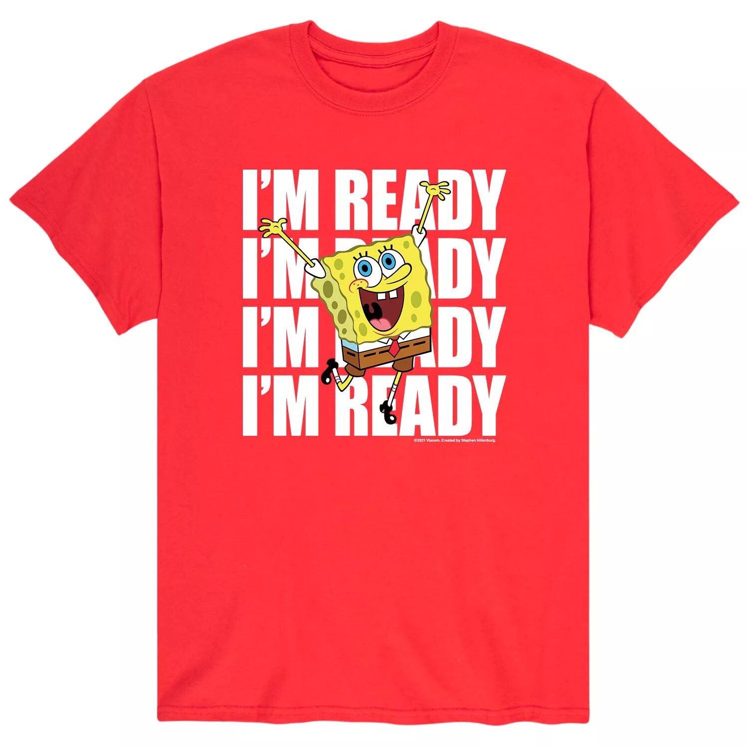 Мужская футболка «Губка Боб: Я готов» Licensed Character
Мужская футболка «Губка Боб: Я готов» Licensed Character