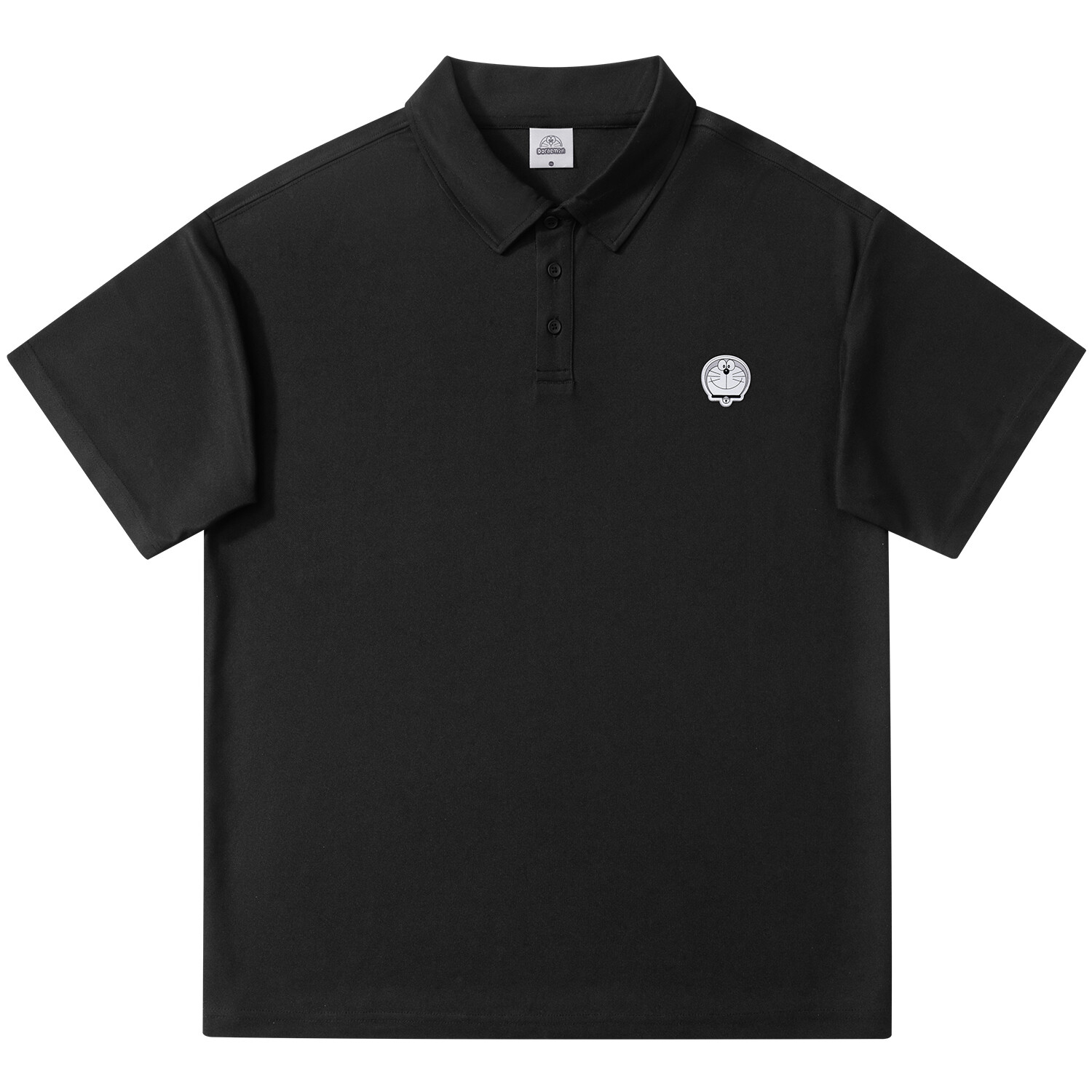 Рубашка-поло унисекс Doraemon, Белый 
Рубашка-поло унисекс Doraemon, Белый