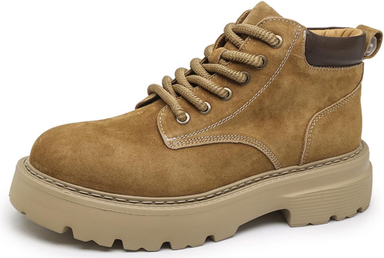 Мужские ботинки Lexamen с толстой подошвой, удобные, с подкладкой из флиса, повседневные, однотонные, высокие, походные ботинки Чакка для мужчин, желтый
Мужские ботинки Lexamen с толстой подошвой, удобные, с подкладкой из флиса, повседневные, однотонные, высокие, походные ботинки Чакка для мужчин, желтый