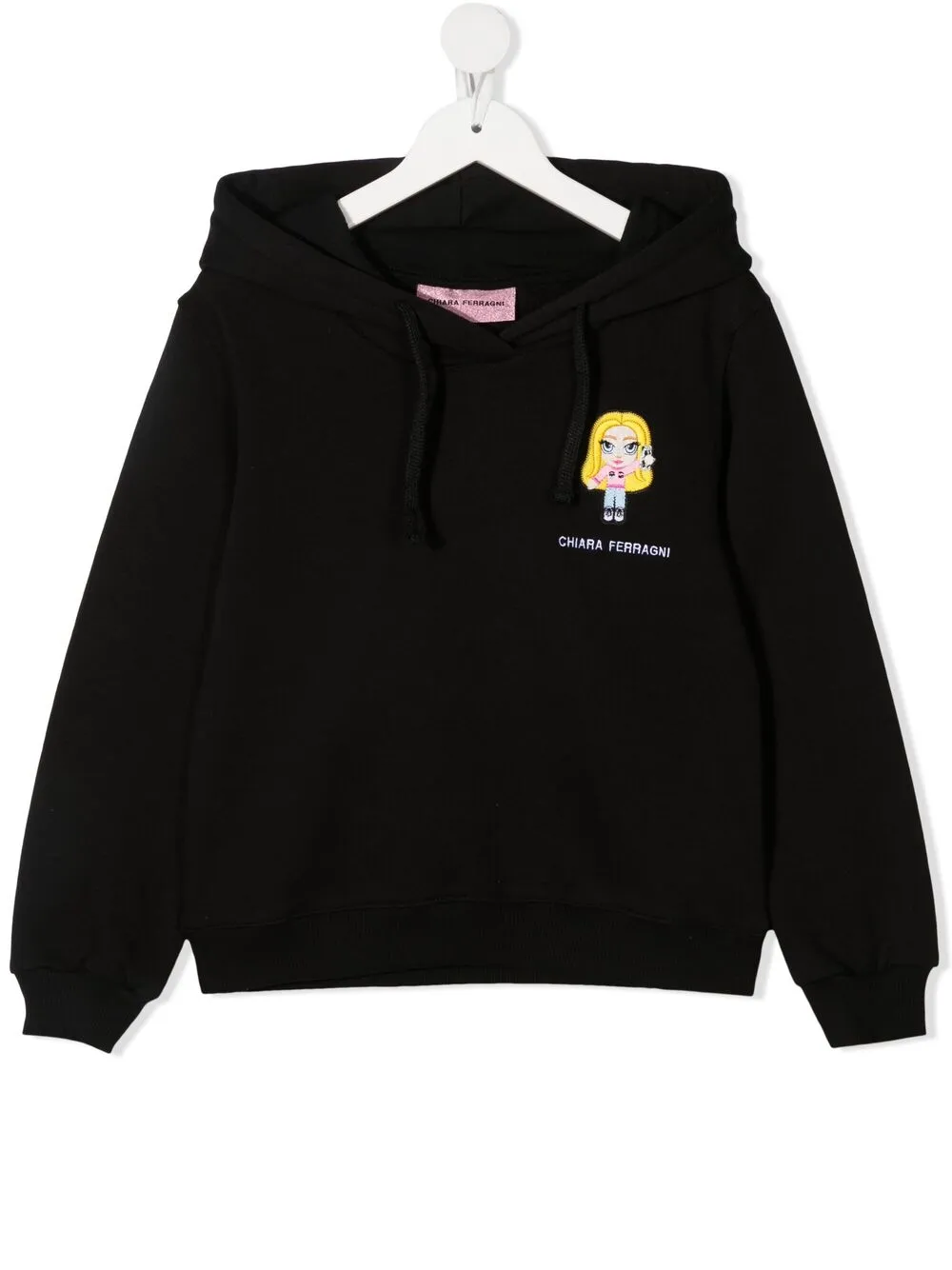 Худи с вышивкой Chiara Ferragni Kids, черный
Худи с вышивкой Chiara Ferragni Kids, черный