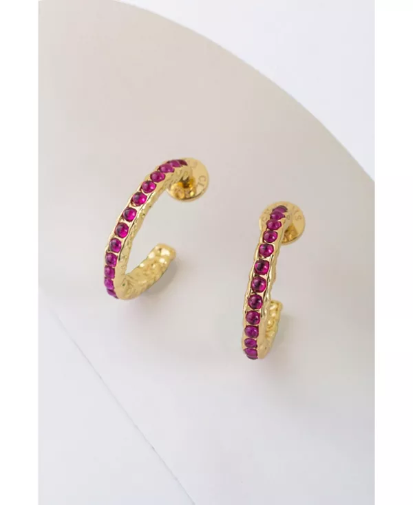 Серьги-Кольца Serena с расплавленными драгоценными камнями Classicharms, gold/pink
Серьги-Кольца Serena с расплавленными драгоценными камнями Classicharms, gold/pink