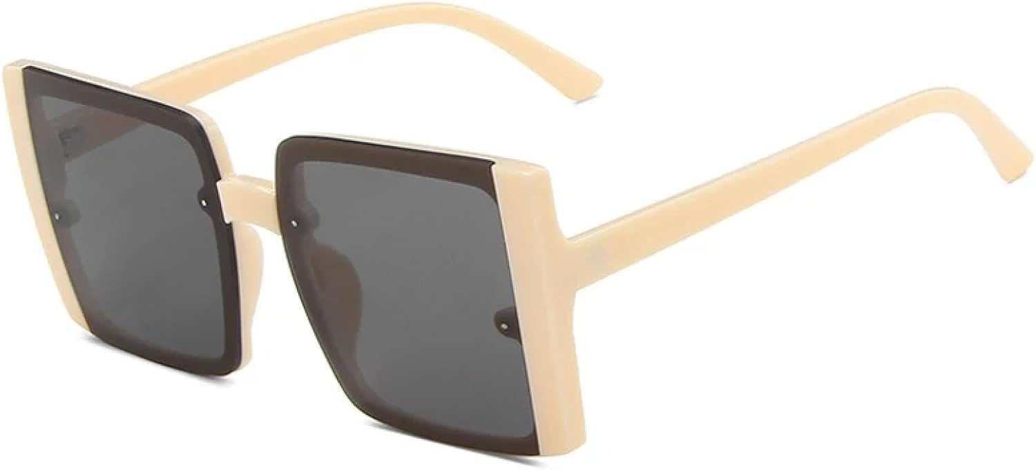 Роскошные солнцезащитные очки в крупной оправе для женщин и мужчин, для активного отдыха на природе, вождения, летних путешествий, защиты от солнца UV400 TKKTLLT, Beige Gray
Роскошные солнцезащитные очки в крупной оправе для женщин и мужчин, для активного отдыха на природе, вождения, летних путешествий, защиты от солнца UV400 TKKTLLT, Beige Gray