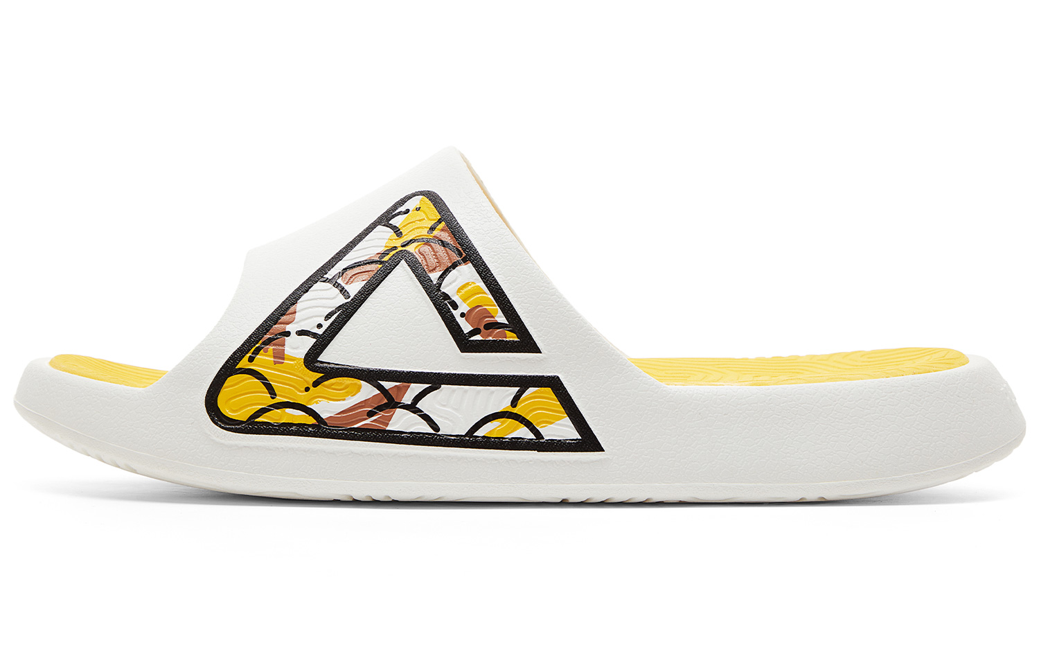 PEAK Антибактериальные тапочки-слайды Shock Absorbers, мужские, цвета слоновой кости и желтого цвета
PEAK Антибактериальные тапочки-слайды Shock Absorbers, мужские, цвета слоновой кости и желтого цвета