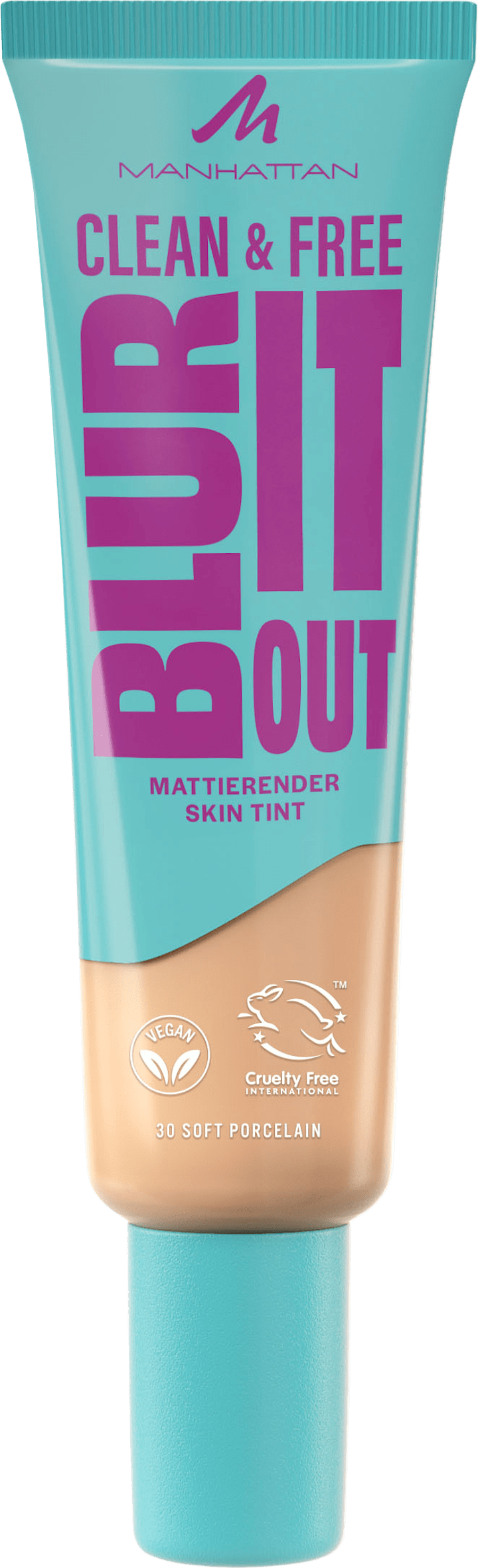 Тональный крем MANHATTAN Cosmetics Foundation Clean & Free Blur It Out Skin Tint 30 Soft Porcelain, 30 ml
Тональный крем MANHATTAN Cosmetics Foundation Clean & Free Blur It Out Skin Tint 30 Soft Porcelain, 30 ml