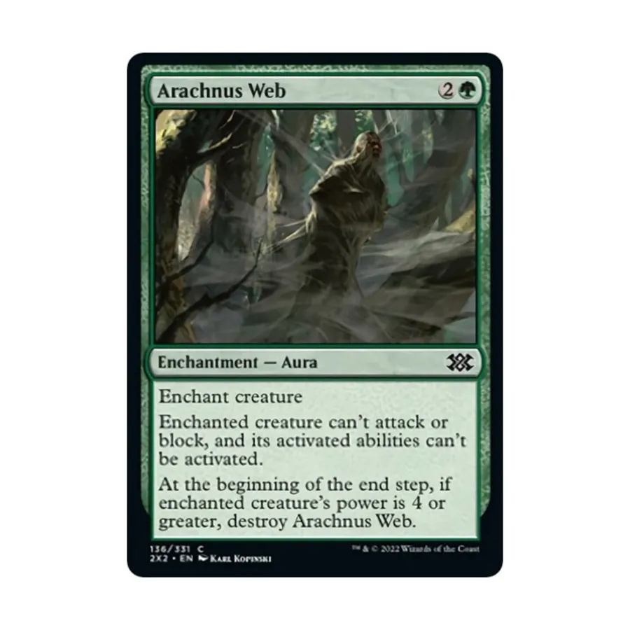 CCG Паутина Арахна (С) (Фольга), MTG - Double Masters 2022
CCG Паутина Арахна (С) (Фольга), MTG - Double Masters 2022