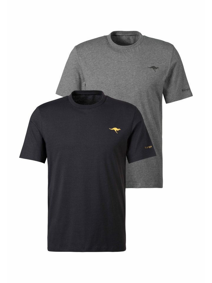 Футболка цвета меланжевый серый, антрацит Kangaroos
Футболка цвета меланжевый серый, антрацит Kangaroos