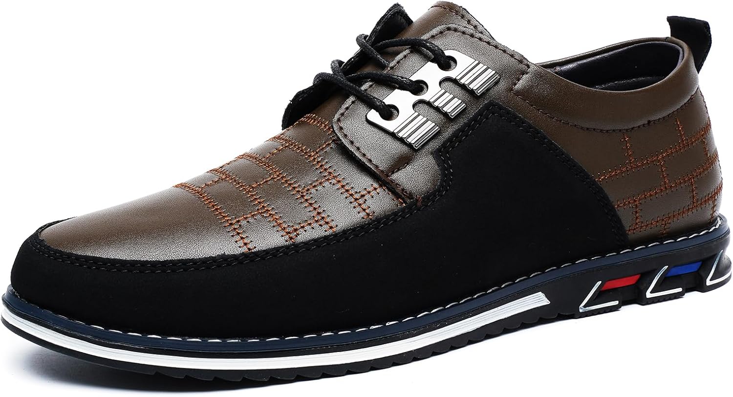 Мужские оксфорды повседневные бизнес туфли с шнуровкой, кожаные лоферы, модные кроссовки, дышащие, удобные, для офиса, работы, прогулок и вождения Gsohino, коричневый
Мужские оксфорды повседневные бизнес туфли с шнуровкой, кожаные лоферы, модные кроссовки, дышащие, удобные, для офиса, работы, прогулок и вождения Gsohino, коричневый
