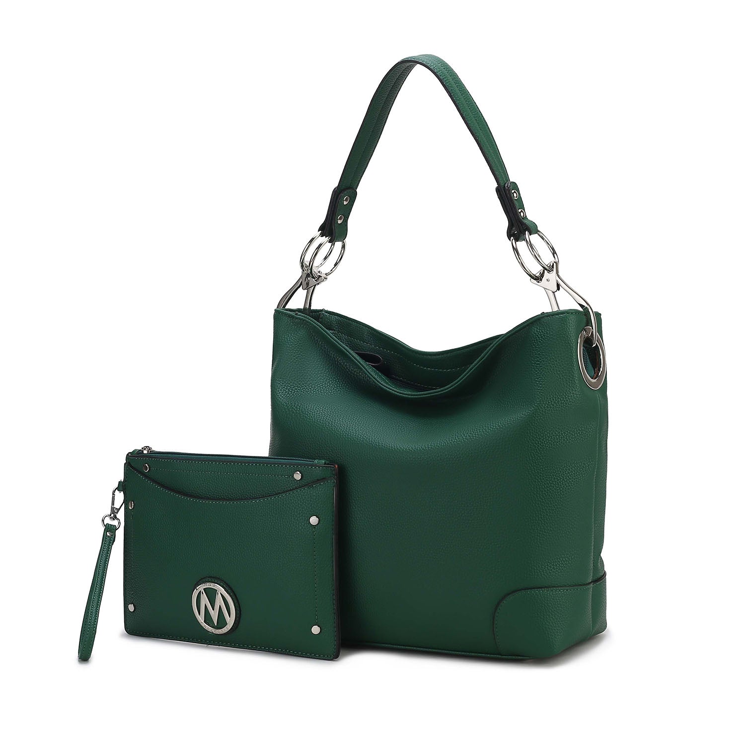 Женская сумка-хобо Viviana из 2 предметов с запястьем от Mia K MKF Collection By Mia K., темно-зеленый
Женская сумка-хобо Viviana из 2 предметов с запястьем от Mia K MKF Collection By Mia K., темно-зеленый