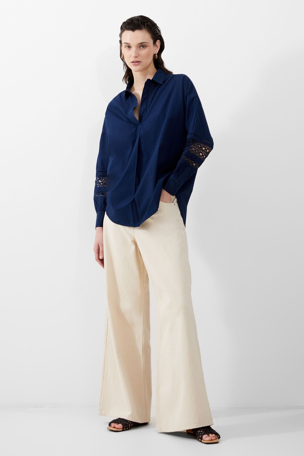 Рубашка Родос с вышивкой French Connection, синий
Рубашка Родос с вышивкой French Connection, синий