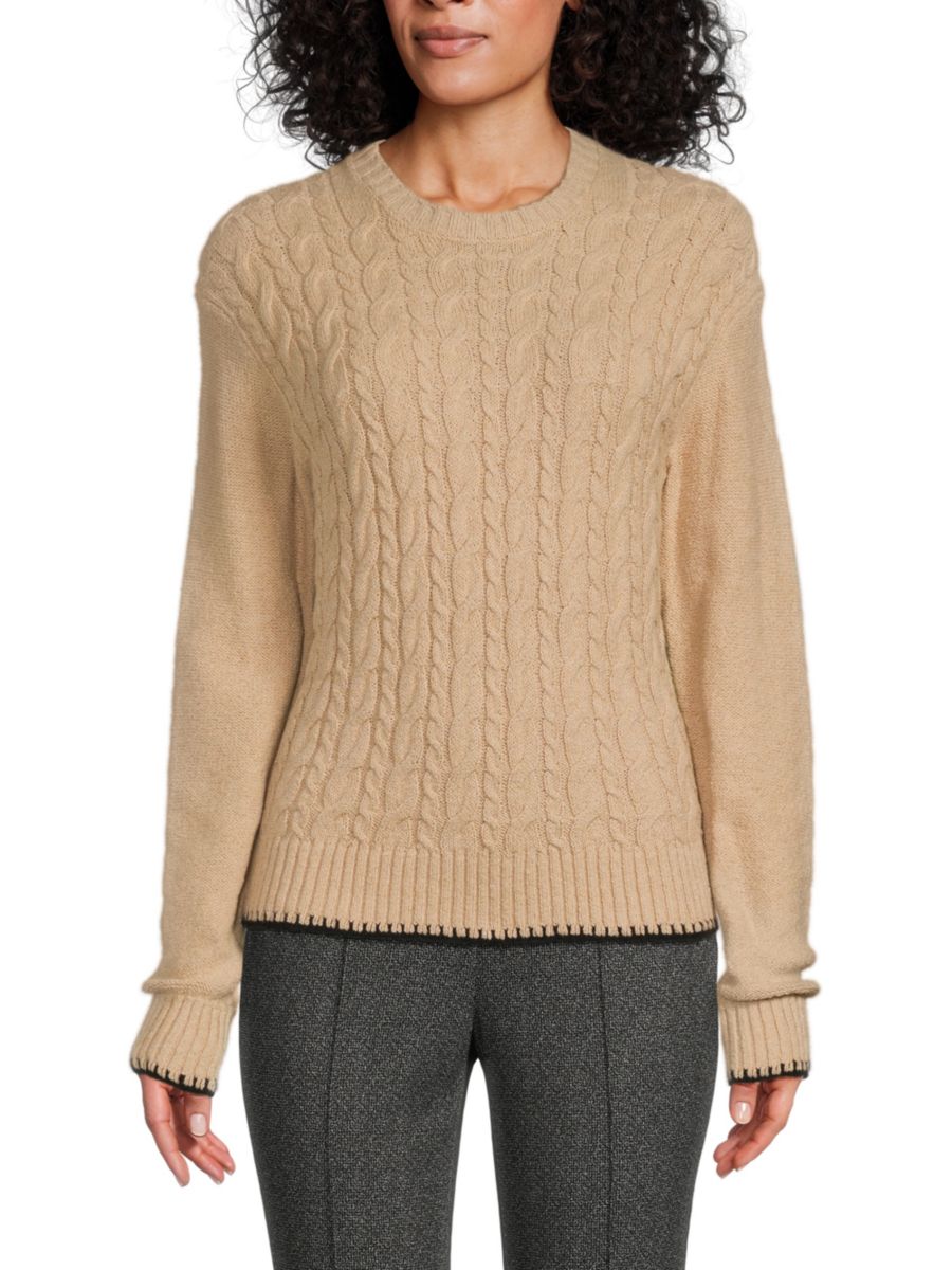 Свитер с круглым вырезом и косой вязкой ATM Anthony Thomas Melillo, цвет Shiitake
Свитер с круглым вырезом и косой вязкой ATM Anthony Thomas Melillo, цвет Shiitake