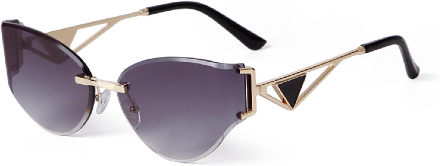 Модные роскошные солнцезащитные очки без оправы с изогнутыми линзами, металлические треугольные декоративные солнцезащитные очки, известные модели, защита от УФ-излучения TKKTLLT, C2
Модные роскошные солнцезащитные очки без оправы с изогнутыми линзами, металлические треугольные декоративные солнцезащитные очки, известные модели, защита от УФ-излучения TKKTLLT, C2