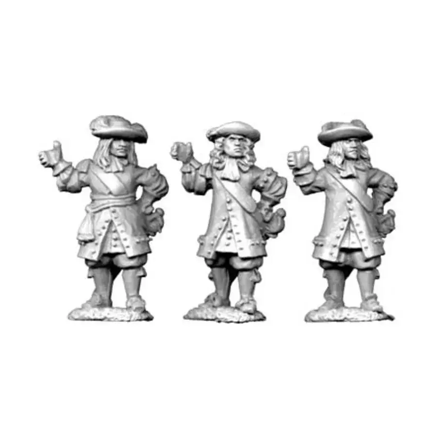 Офицеры/знаменосцы 2, North Star 1672 - Infantry (28mm)
Офицеры/знаменосцы 2, North Star 1672 - Infantry (28mm)