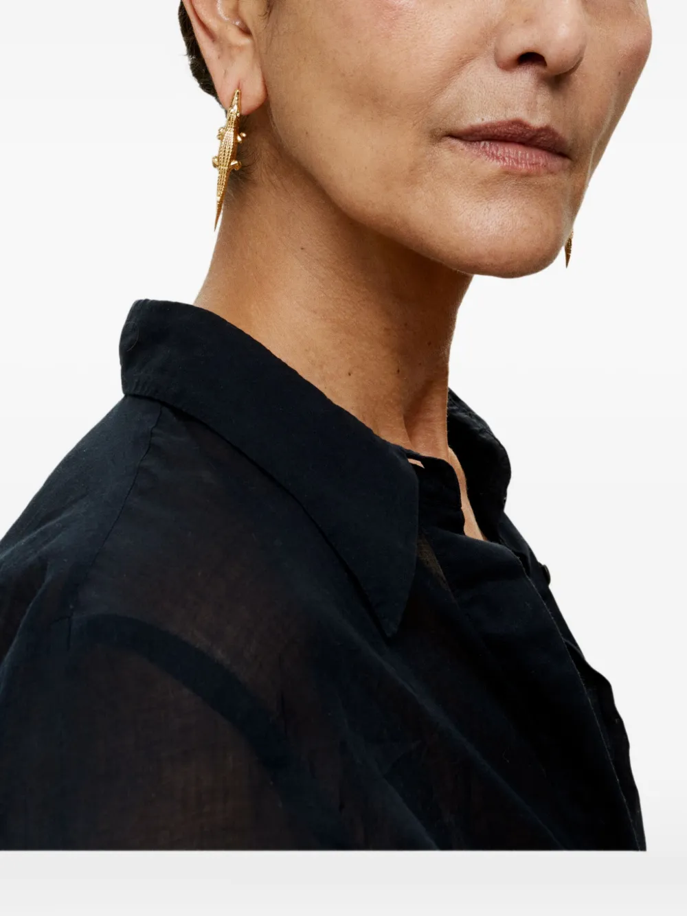 Серьга "Аллигатор" из 18-каратного золота с цаворитами Bibi van der Velden, золотой
Серьга "Аллигатор" из 18-каратного золота с цаворитами Bibi van der Velden, золотой