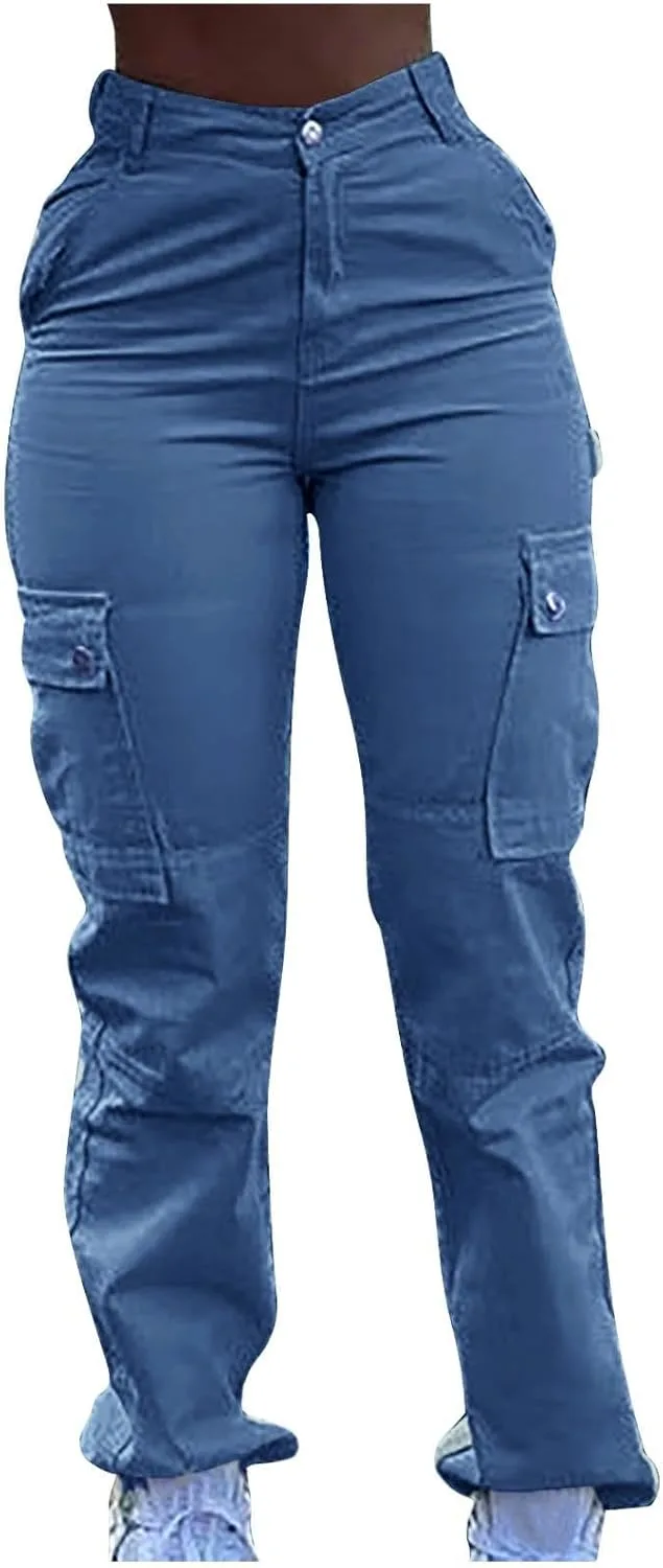 Женские карго джинсы в обтяжку с высокой талией FZYLQY
Женские карго джинсы в обтяжку с высокой талией FZYLQY