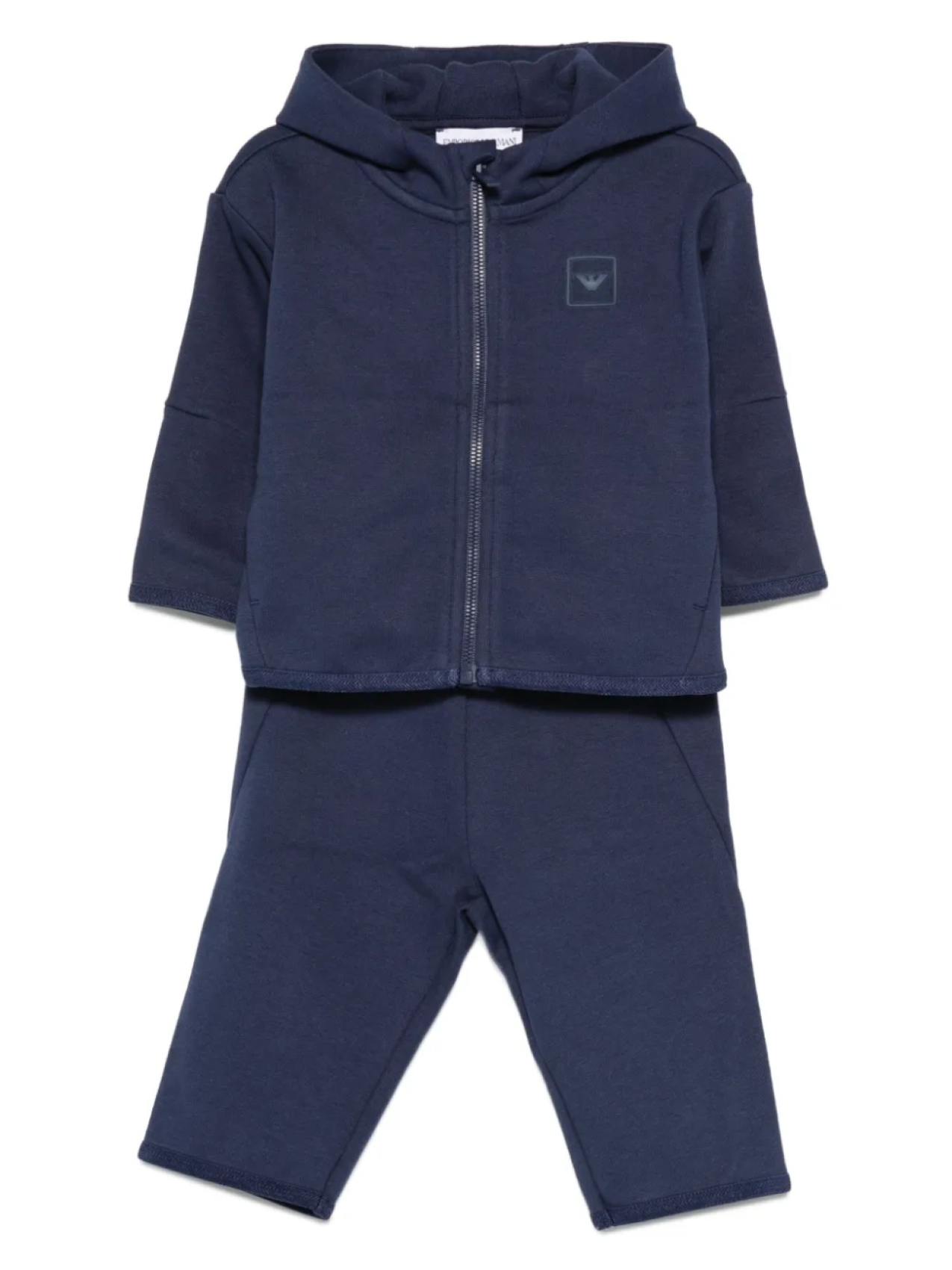 Детский спортивный костюм Emporio Armani Kids с капюшоном и аппликацией логотипа, синий
Детский спортивный костюм Emporio Armani Kids с капюшоном и аппликацией логотипа, синий