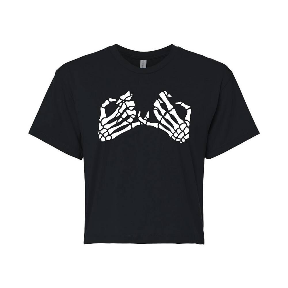 Укороченная футболка Juniors' Skeleton Pinky Promise Licensed Character, черный
Укороченная футболка Juniors' Skeleton Pinky Promise Licensed Character, черный
