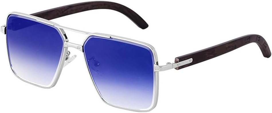 LVTFCO Стильные женские солнцезащитные очки в стиле ретро с металлической оправой, имитирующей дерево, летние мужские очки для вождения с защитой от УФ-излучения UV400, 6
LVTFCO Стильные женские солнцезащитные очки в стиле ретро с металлической оправой, имитирующей дерево, летние мужские очки для вождения с защитой от УФ-излучения UV400, 6