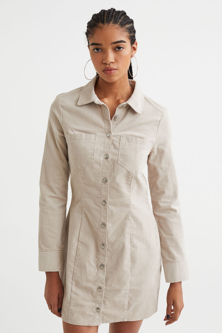 Рубашка-платье H&M, серый
Рубашка-платье H&M, серый