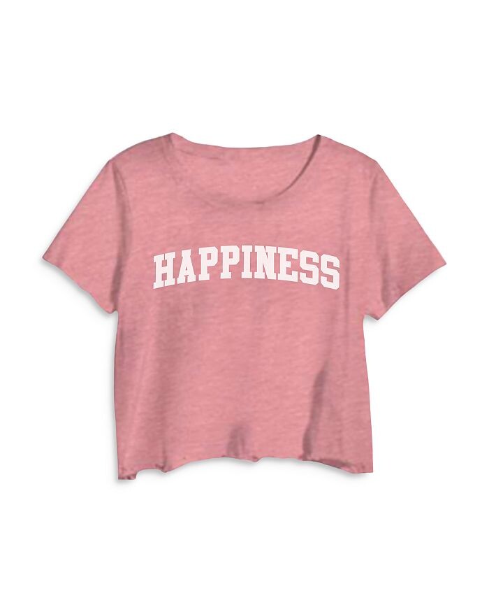 Укороченная футболка с короткими рукавами Prince Peter для девочек Tri-Blend Happiness - Big Kid, розовый
Укороченная футболка с короткими рукавами Prince Peter для девочек Tri-Blend Happiness - Big Kid, розовый