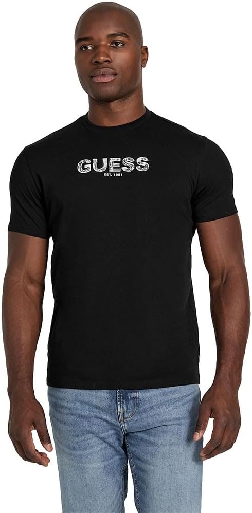 Мужская эко-футболка GUESS с коротким рукавом и вышитым логотипом, Jet Black Multi, Черный, Мужская эко-футболка GUESS с коротким рукавом и вышитым логотипом, Jet Black Multi
Мужская эко-футболка GUESS с коротким рукавом и вышитым логотипом, Jet Black Multi, Черный, Мужская эко-футболка GUESS с коротким рукавом и вышитым логотипом, Jet Black Multi