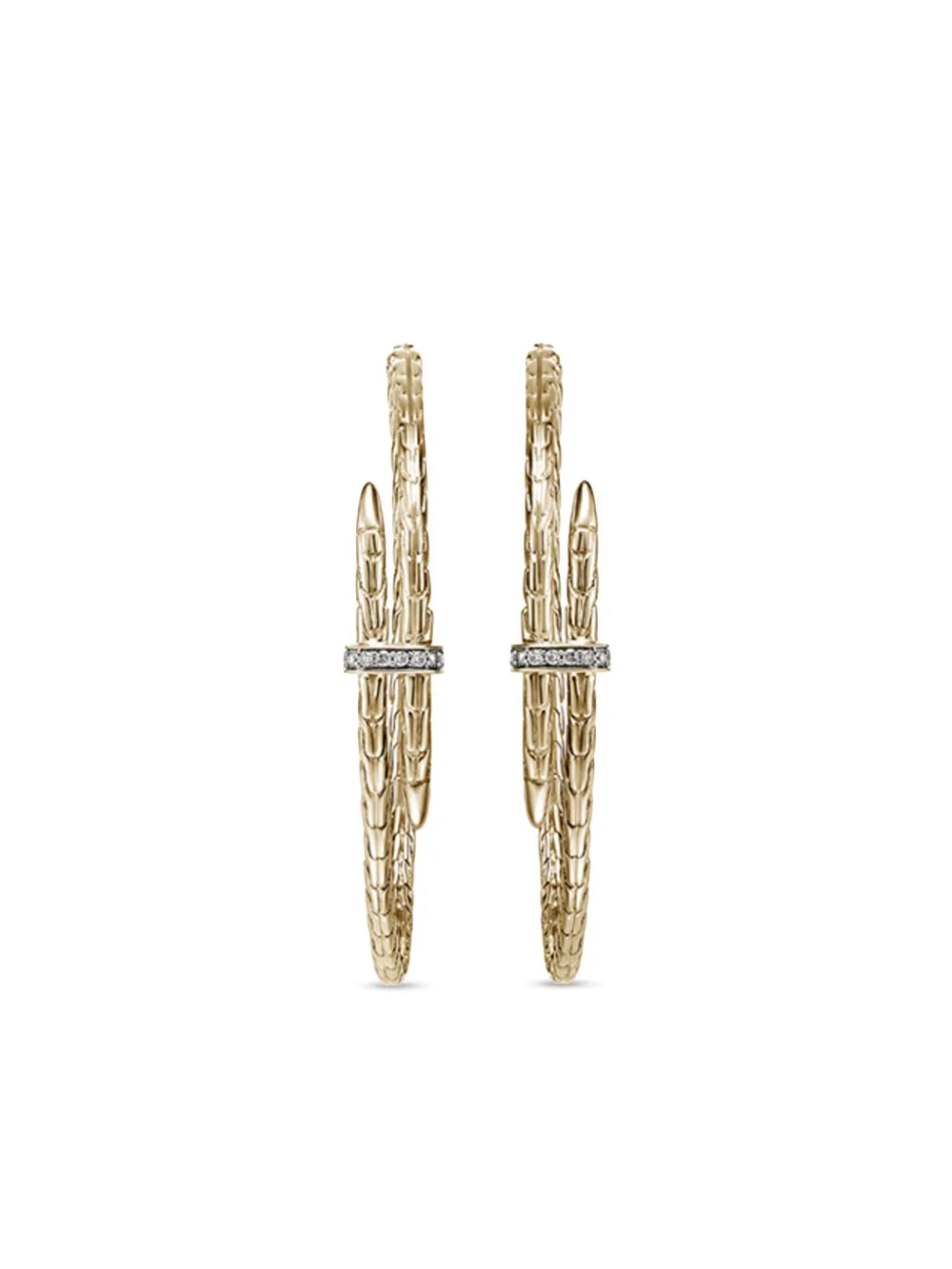 Серьги-кольца с крупными бриллиантами Spear из 14-каратного золота John Hardy, золотой
Серьги-кольца с крупными бриллиантами Spear из 14-каратного золота John Hardy, золотой