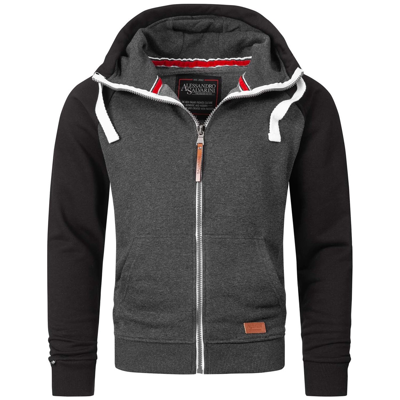 Толстовка Alessandro Salvarini Jacke AS 191, темно серый
Толстовка Alessandro Salvarini Jacke AS 191, темно серый