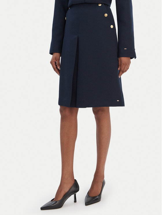 Юбка-трапеция regular fit WW0WW49474 Tommy Hilfiger, синий
Юбка-трапеция regular fit WW0WW49474 Tommy Hilfiger, синий